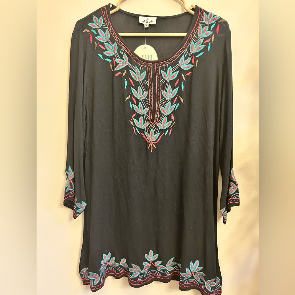 Swimsuit coverup or shirt.
